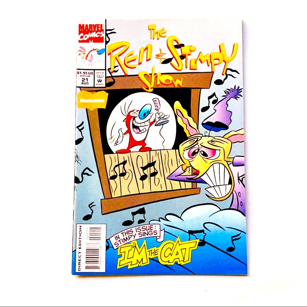 #21 Marvel Comics Issue The Ren and Stimpy Show Unread in Wrapper